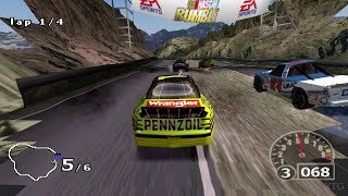 NASCAR Rumble PS1 Gameplay HD 60FPS [upl. by Atilrep42]