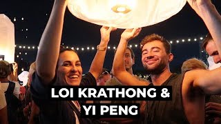 The BEST Place To Experience Loi Krathong amp Yi Peng Lantern Festival  Chiang Mai Thailand [upl. by Buna]