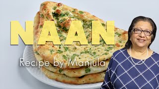 Naan Bread Recipe  How To Make Naan Bread at Home by Manjula [upl. by Amol152]