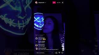 Diego Martir Kisses Desiree Montoya on Instagram LIVE [upl. by Edwyna326]