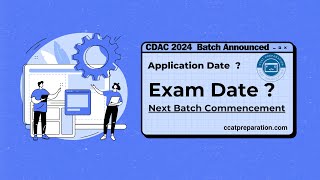 CDAC 2024 Batch Announced  CCAT Preparation 2024 [upl. by Hyps127]