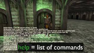 Oblivion Best Console Command Cheats ALL WEAPONSARMOREVERYTHING Tutorial [upl. by Essa]