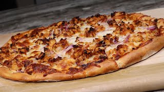 HOMEMADE BBQ CHICKEN PIZZA [upl. by Nazar]