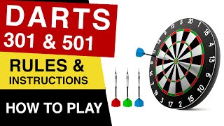 How to play Darts Game  Rules of Darts Board Game  Darts [upl. by Nary]