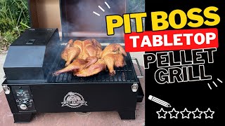 HOW TO Pit Boss Tabletop Pellet Grill  HONEST REVIEW [upl. by Neeloc]