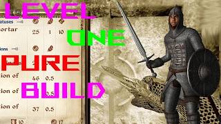 Overpowered Character Build Level 1 Pure  TES IV Oblivion [upl. by Comras109]