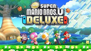 New Super Mario Bros U Deluxe  Full Game 100 Walkthrough 4 Players [upl. by Trueblood573]