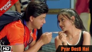 Pyar Dosti Hai  Romantic Scene  Kuch Kuch Hota Hai  Shahrukh Khan Rani Mukerji Kajol [upl. by Maximilian]